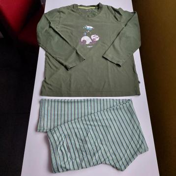 Groene jongens woody gekraakte print mt 140/10j beschikbaar voor biedingen