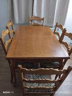 Eettafel met 6 stoelen, Huis en Inrichting, Ophalen, Zo goed als nieuw
