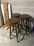 3 café barkrukken ik goede staat.., Ophalen, Zo goed als nieuw
