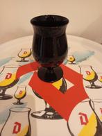 Duvel glas 16'5 cl zwart, Ophalen, Zo goed als nieuw, Zwart, Glas