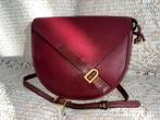 DELVAUX bordeauxrode leren schoudertas, Ophalen of Verzenden, Leer