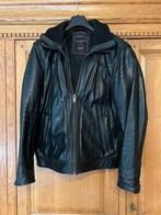 Veste homme en cuir véritable noir T50.  12€, Vêtements | Hommes, Comme neuf, Noir, Taille 48/50 (M)