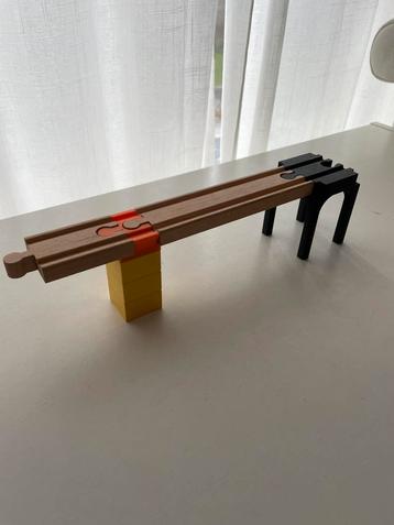 3D printed Duplo houten spoorweg verbindingstuk beschikbaar voor biedingen