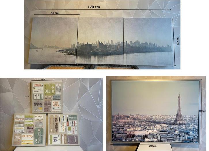 IKEA wanddecoratiebord set van 5, Huis en Inrichting, Woonaccessoires | Wandplanken en Boekenplanken, Zo goed als nieuw, Ophalen