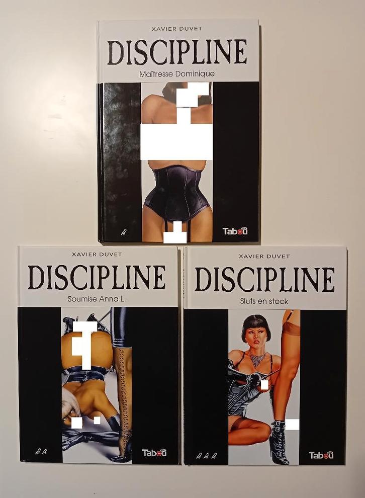 Discipline Xavier Duvet Complete reeks PE 3 delen, Boeken, Stripverhalen, Zo goed als nieuw, Complete serie of reeks, Ophalen of Verzenden