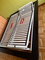 Tweepersoonsbed met matras met 2 nachtkastjes en commode, Huis en Inrichting, Slaapkamer | Bedden, Ophalen, Bruin, Tweepersoons