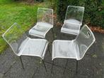 stoelen transparant plexi, Huis en Inrichting, Kunststof, Gebruikt, Ophalen