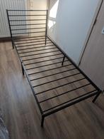 1-persoonsbed, Huis en Inrichting, Slaapkamer | Bedden, Ophalen, Zo goed als nieuw, Metaal, 210 cm