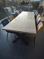 Tafel voor 10pp, Huis en Inrichting, Tafels | Eettafels, Ophalen, Zo goed als nieuw