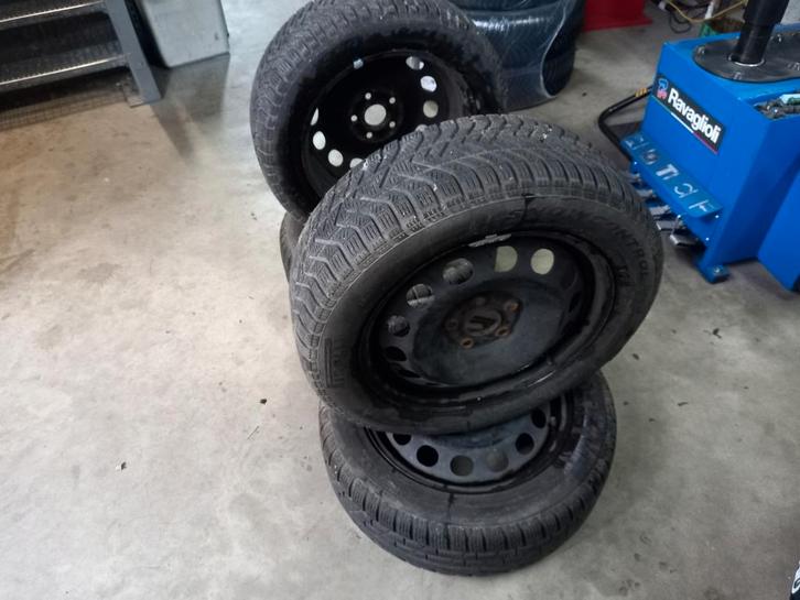 5x112 16inch winterbanden met velgen., Auto-onderdelen, Banden en Velgen, Band(en), Winterbanden, Ophalen