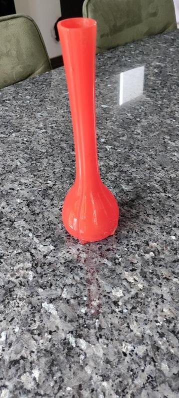 Retro vintage vaas Oranje   beschikbaar voor biedingen