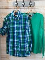 Chemise + pull, Enlèvement, Comme neuf, Vert, Tommy hilfiger