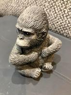 Decoratieve aap gorilla 8,5 cm in steen, Ophalen of Verzenden