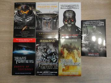 Pacific Rim/Terminator/Transformers boeken bundel beschikbaar voor biedingen