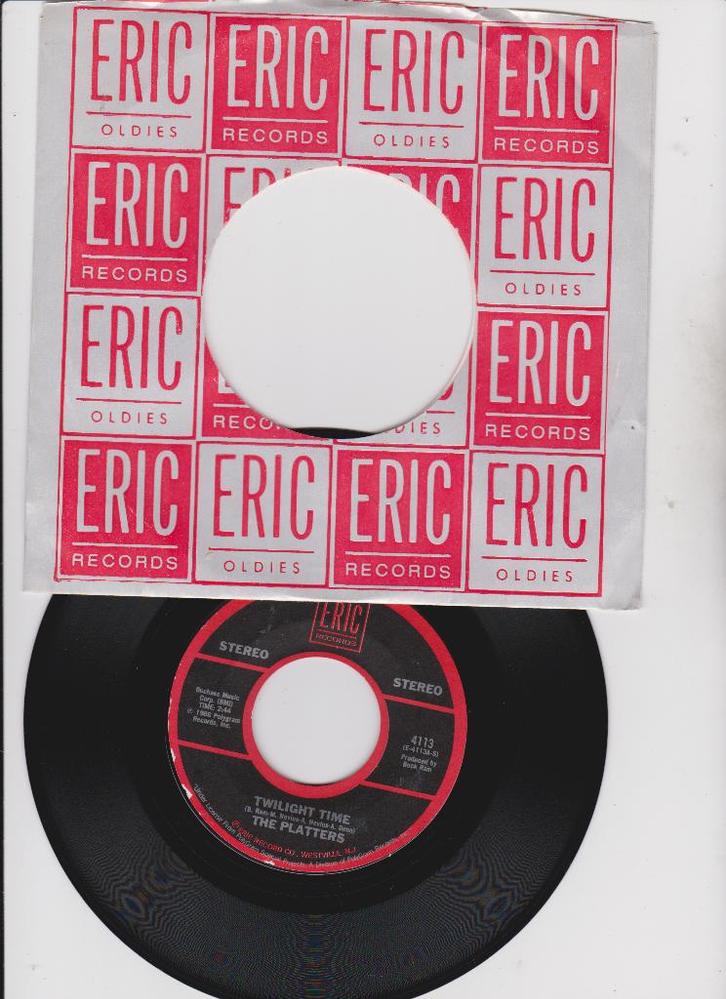 The Platters – Twilight Time   -  Doo Wop, Rock & Roll  MINT, CD & DVD, Vinyles Singles, Comme neuf, Single, R&B et Soul, 7 pouces