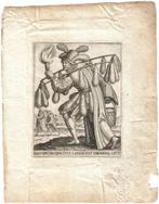 Gaspar Huybrechts gravure "Pluimenverkoper", ca. 1650, Enlèvement