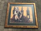 Groot schilderij Nico Vrielink, Ophalen