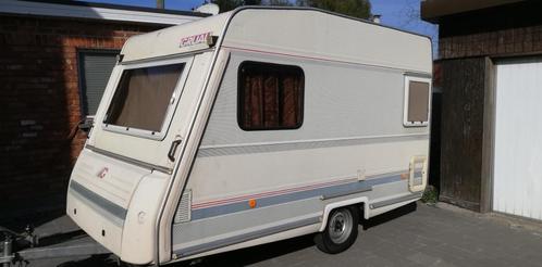 leuke caravan, Caravans en Kamperen, Caravans, Particulier, tot en met 2, 500 - 750 kg, Standaardzit, Overige merken, Dwarsbed