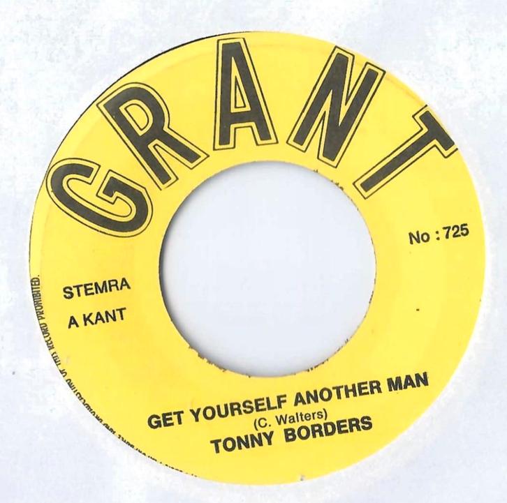 Tony Borders – Get Yourself Another Man, Cd's en Dvd's, Vinyl Singles, Gebruikt, Single, R&B en Soul, 7 inch, Ophalen of Verzenden