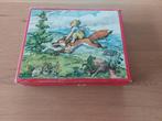 retro houten blokkenpuzzel in doos - 1991, Ophalen of Verzenden, Zo goed als nieuw, Overige typen