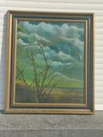huile sur toile paysage signe claude collignon, Antiek en Kunst, Ophalen of Verzenden