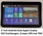 9' Apple Carplay-Android Auto Tablet Navigatie met IGO GPS, Caravans en Kamperen, Ophalen of Verzenden, Nieuw