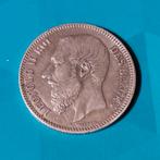 België 2 frank zilver Leopold II 1868, Enlèvement ou Envoi, Monnaie en vrac, Argent, Argent