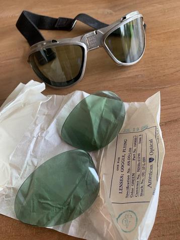 Vervangglazen voor flying goggles USAAF  beschikbaar voor biedingen