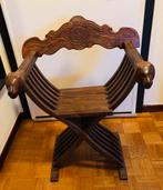 Chaise pliante style « Dagobert » en bois massif, Antiek en Kunst, Antiek | Meubels | Stoelen en Sofa's, Ophalen