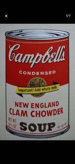 Andy Warhol Campell s New England Clam Chowder Soup, Enlèvement ou Envoi