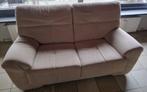 beige tweezit zetel, Ophalen, Overige materialen, Gebruikt, 100 tot 125 cm