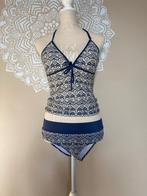 Tankini met etnische print - medium 38/40, Ophalen of Verzenden, Gedragen, Blauw, Overige typen