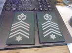 KMS 2 jaar dubbelzijdig, Verzamelen, Ophalen of Verzenden, Landmacht, Embleem of Badge