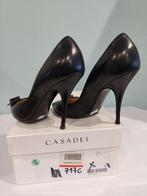 717C* Casadei - jolis escarpins noirs cuir (36,5), Escarpins, Porté, Casadei, Noir