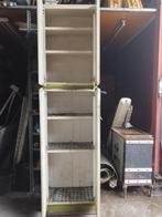 Vintage - industriële metalen opbergkasten uit +/- 1970, Huis en Inrichting, Kasten | Roldeurkasten en Archiefkasten, Ophalen