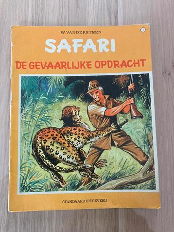 8 bandes dessinées Safari, lots de la 1 ère édition  disponible aux enchères