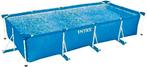 Intex zwembad met toebehoren, Tuin en Terras, Zwembaden, 200 tot 400 cm, Gebruikt, Rechthoekig, Opzetzwembad