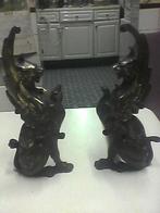 a vendre paire de chenets, Enlèvement, Utilisé, Cheminée au bois