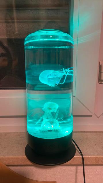 Lampe d’ambiance les couleurs changeantes « meduses », Moins de 50 cm, Enlèvement ou Envoi, Comme neuf, Synthétique