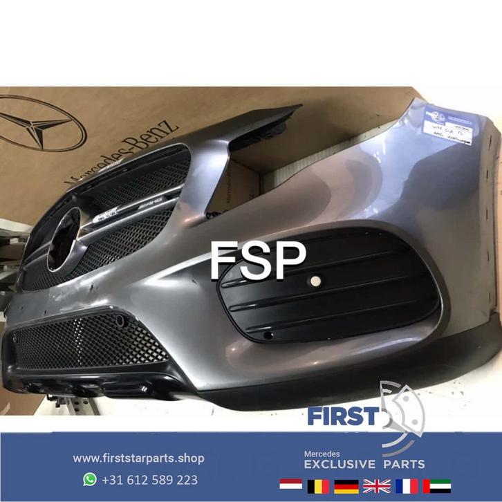 W156 X156 GLA FACELIFT AMG VOORBUMPER COMPLEET + GLA 45 AMG, Auto-onderdelen, Carrosserie, Bumper, Mercedes-Benz, Voor, Gebruikt