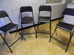 4 hoge zwarte stoelen, Nieuw, Overige houtsoorten, Ophalen