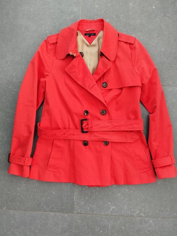 Sporadisch gedragen damesjas.   (Tommy Hilfiger), Kleding | Dames, Jassen | Zomer, Zo goed als nieuw, Maat 42/44 (L), Rood, Ophalen of Verzenden