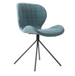 Set stoelen OMG Zuiver Blauw, Huis en Inrichting, Ophalen, Blauw, Zo goed als nieuw, Metaal