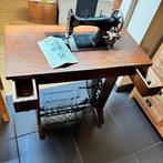 Pfaff antieke naaimachine, Ophalen