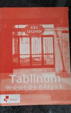 Tablinum Woordelijst Latijn, Livres, Livres scolaires, Decombel, Secondaire, Utilisé, Enlèvement ou Envoi