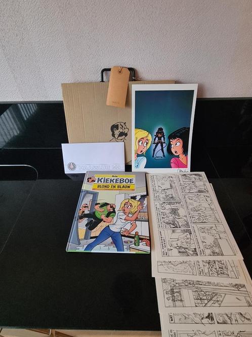 Kiekeboe - Blond en Blauw 81 in kartonnen koffer, Boeken, Stripverhalen, Zo goed als nieuw, Ophalen of Verzenden