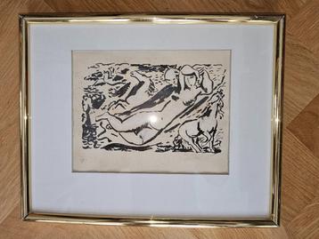 Leo Gestel  Uniek werk  Oost Indische inkt beschikbaar voor biedingen