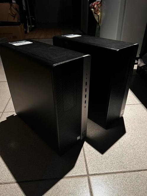 Lot van 2x HP EliteDesk 800 G5 TWR, Computers en Software, Desktop Pc's, Gebruikt, HDD, Ophalen