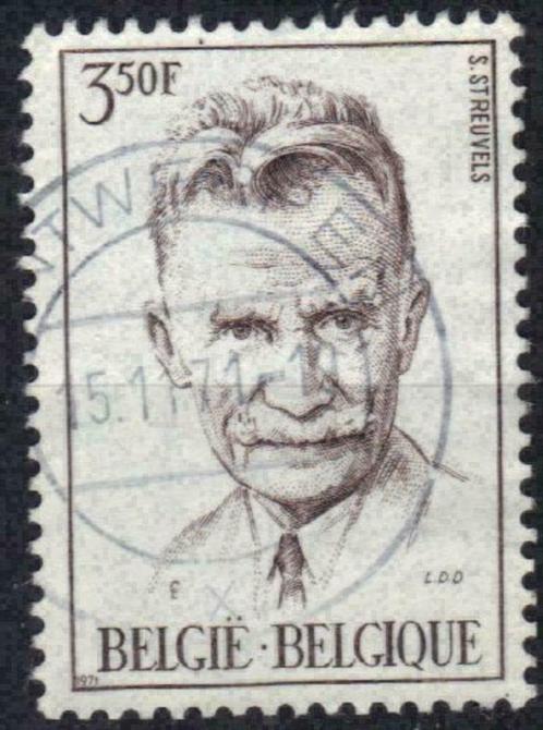 Belgie 1971 - Yvert/OBP 1604 - Stijn Streuvels (ST), Postzegels en Munten, Postzegels | Europa | België, Gestempeld, Gestempeld