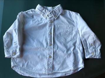 Wit hemdje h&m als nieuw maat 86 beschikbaar voor biedingen